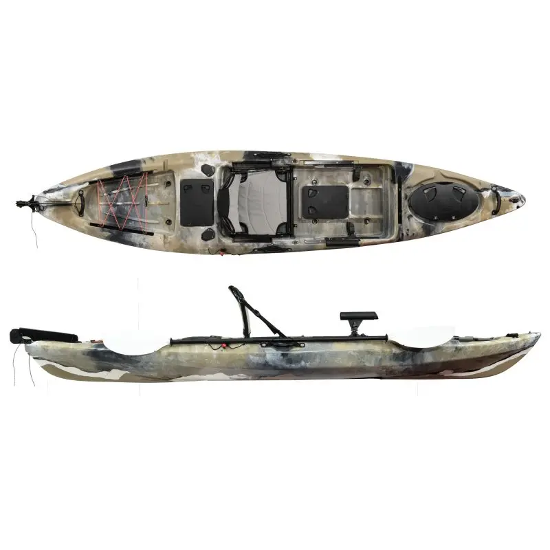 Lightweight Portable Kayak 11.8ft 1 Person Plastic Fishing Boat Single Recreational Water Sports Canoe for Adults Youth
Lightweight Portable Kayak 11.8ft 1 Person Plastic Fishing Boat Single Recreational Water Sports Canoe for Adults Youth