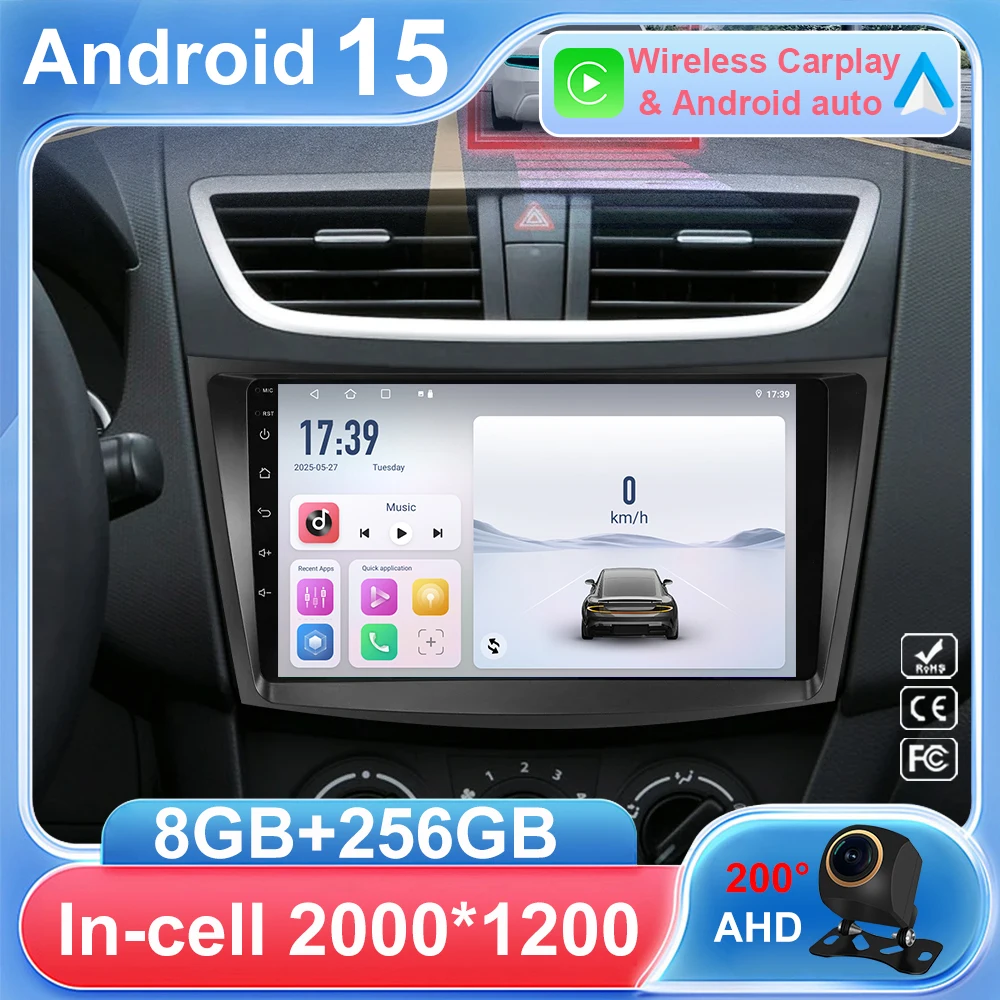 2din Car Radio Multimedia Player For Suzuki Swift 4 2011 2012 2013 2014 2015 8 Core Android Auto GPS Navigation Stereo DSP RDS
2din Car Radio Multimedia Player For Suzuki Swift 4 2011 2012 2013 2014 2015 8 Core Android Auto GPS Navigation Stereo DSP RDS