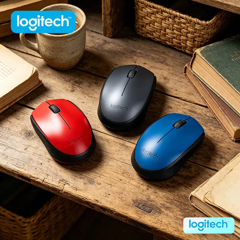 Logitech M170 Wireless Mouse Compact-Build Design 2.4GHz 1000DPI 12-Month Battery for Travel Work Home Use
Logitech M170 Wireless Mouse Compact-Build Design 2.4GHz 1000DPI 12-Month Battery for Travel Work Home Use