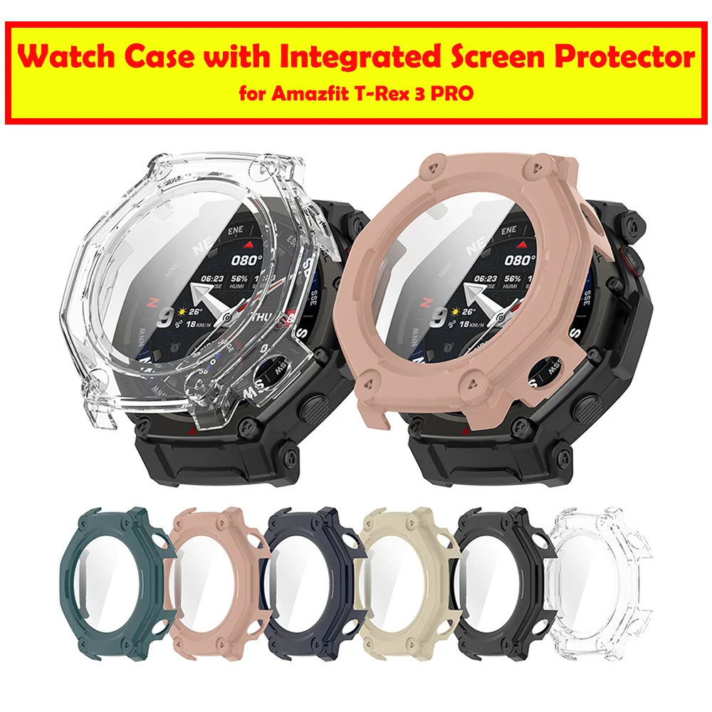 Watch Case with Integrated Screen Protector for Amazfit T-Rex 3 PRO 48MM
Watch Case with Integrated Screen Protector for Amazfit T-Rex 3 PRO 48MM