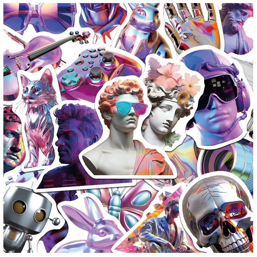 10/30/50PCS Acid Vaporwave 3D Style Cartoon Stickers Aesthetic Cool Graffiti Phone Laptop Skateboard Waterproof Decals for Kids
10/30/50PCS Acid Vaporwave 3D Style Cartoon Stickers Aesthetic Cool Graffiti Phone Laptop Skateboard Waterproof Decals for Kids