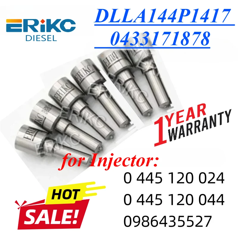 6PCS DLLA144P1417 OEM 0433171878 Diesel Injector Nozzle dlla 144p 1417 Dispenser for MAN TGA 0445120024 0445120044
6PCS DLLA144P1417 OEM 0433171878 Diesel Injector Nozzle dlla 144p 1417 Dispenser for MAN TGA 0445120024 0445120044