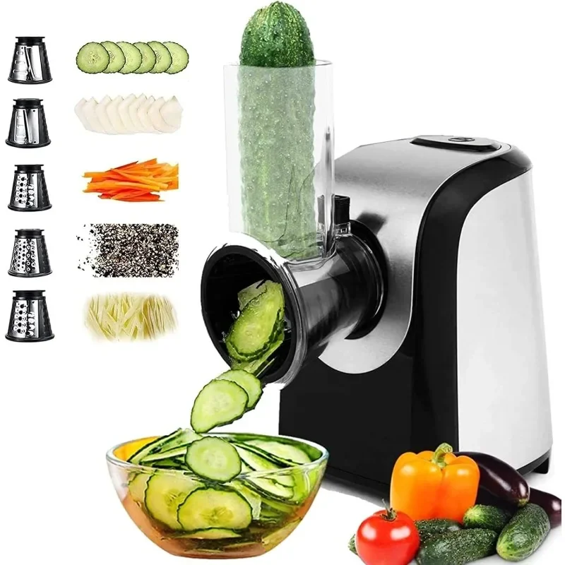 Block Cheese Grater Shredder Salad Maker for 5 In 1 Professional Cheese Grater Electric, Electric Cheese Grater
Block Cheese Grater Shredder Salad Maker for 5 In 1 Professional Cheese Grater Electric, Electric Cheese Grater