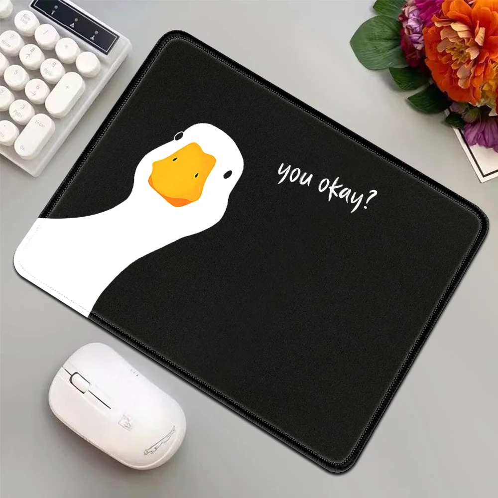 Black Mini Mouse Pad Funny Goose Meme "are you ok" Portable Small Gaming Mouse Mat Smooth Surface Non-Slip for PC Notebook Desk
Black Mini Mouse Pad Funny Goose Meme "are you ok" Portable Small Gaming Mouse Mat Smooth Surface Non-Slip for PC Notebook Desk