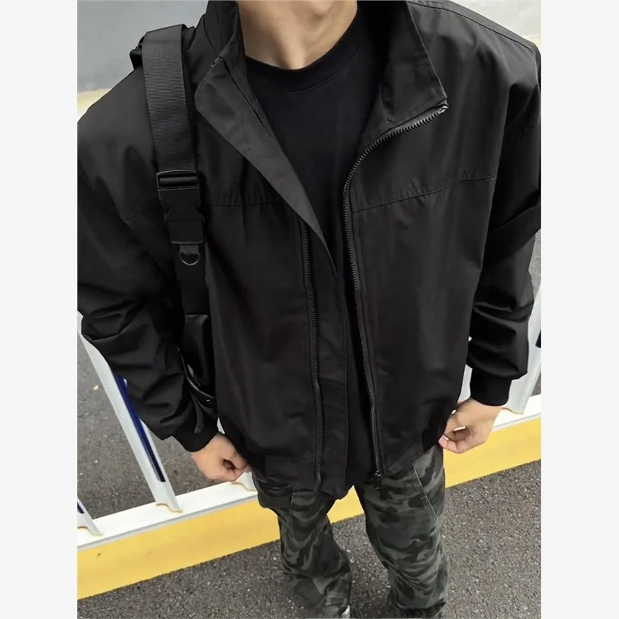 Мужская рабочая куртка Cleanfit: осенняя модная бейсбольная куртка-бомбер из полиэстера с воротником-стойкой, устойчивая к износу, для активного образа жизни
Мужская рабочая куртка Cleanfit: осенняя модная бейсбольная куртка-бомбер из полиэстера с воротником-стойкой, устойчивая к износу, для активного образа жизни