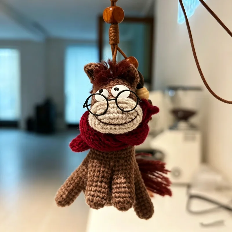 Custom Name Handmade Crochet Horse Bag Charm Amigurumi Keychain Personalized Gift for Her
Custom Name Handmade Crochet Horse Bag Charm Amigurumi Keychain Personalized Gift for Her