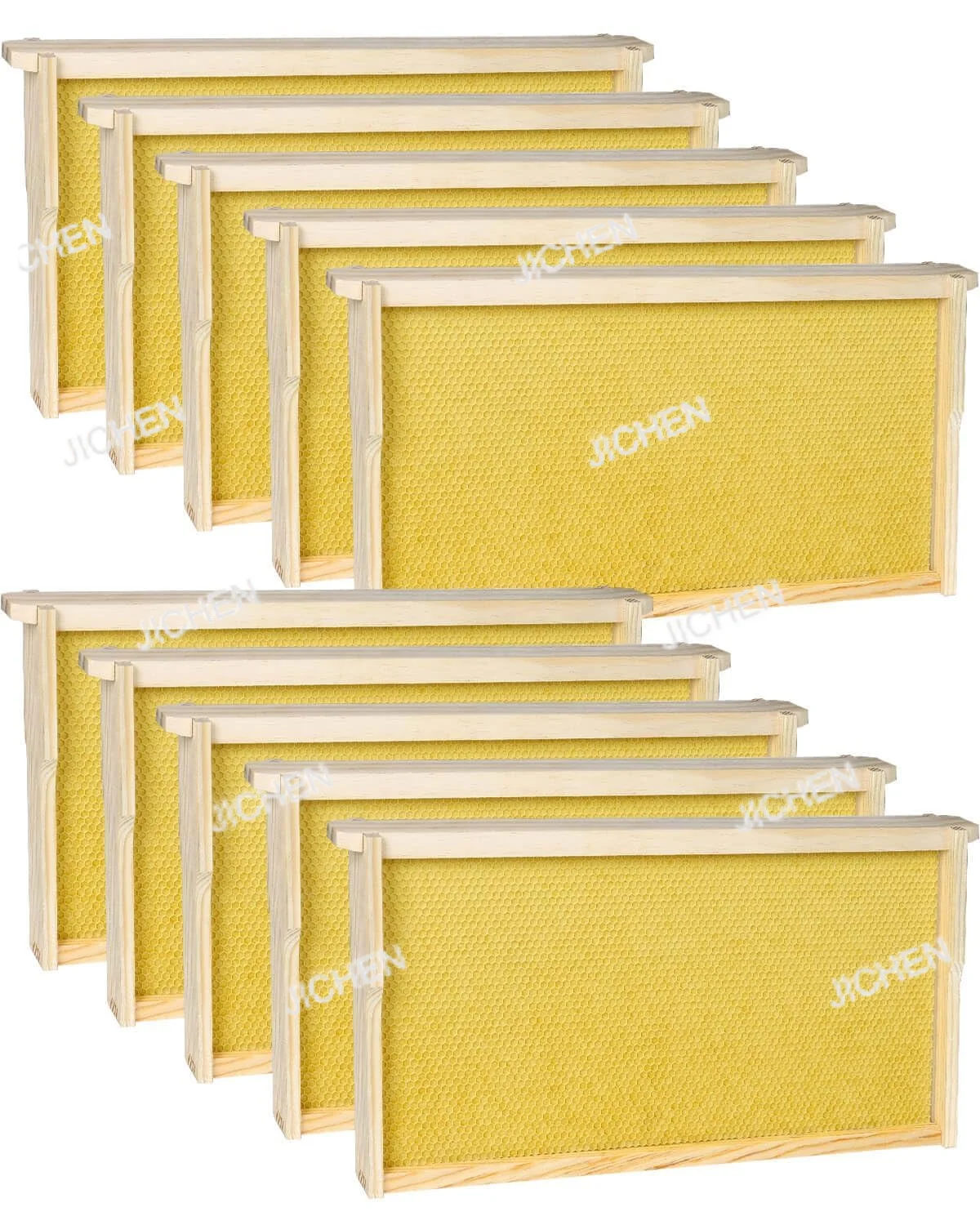 JC, 10 шт., глубокие рамы для пчелиных улей - рамы для пчелиных улей и восковые основания, желтые рамы для улей
JC, 10 шт., глубокие рамы для пчелиных улей - рамы для пчелиных улей и восковые основания, желтые рамы для улей