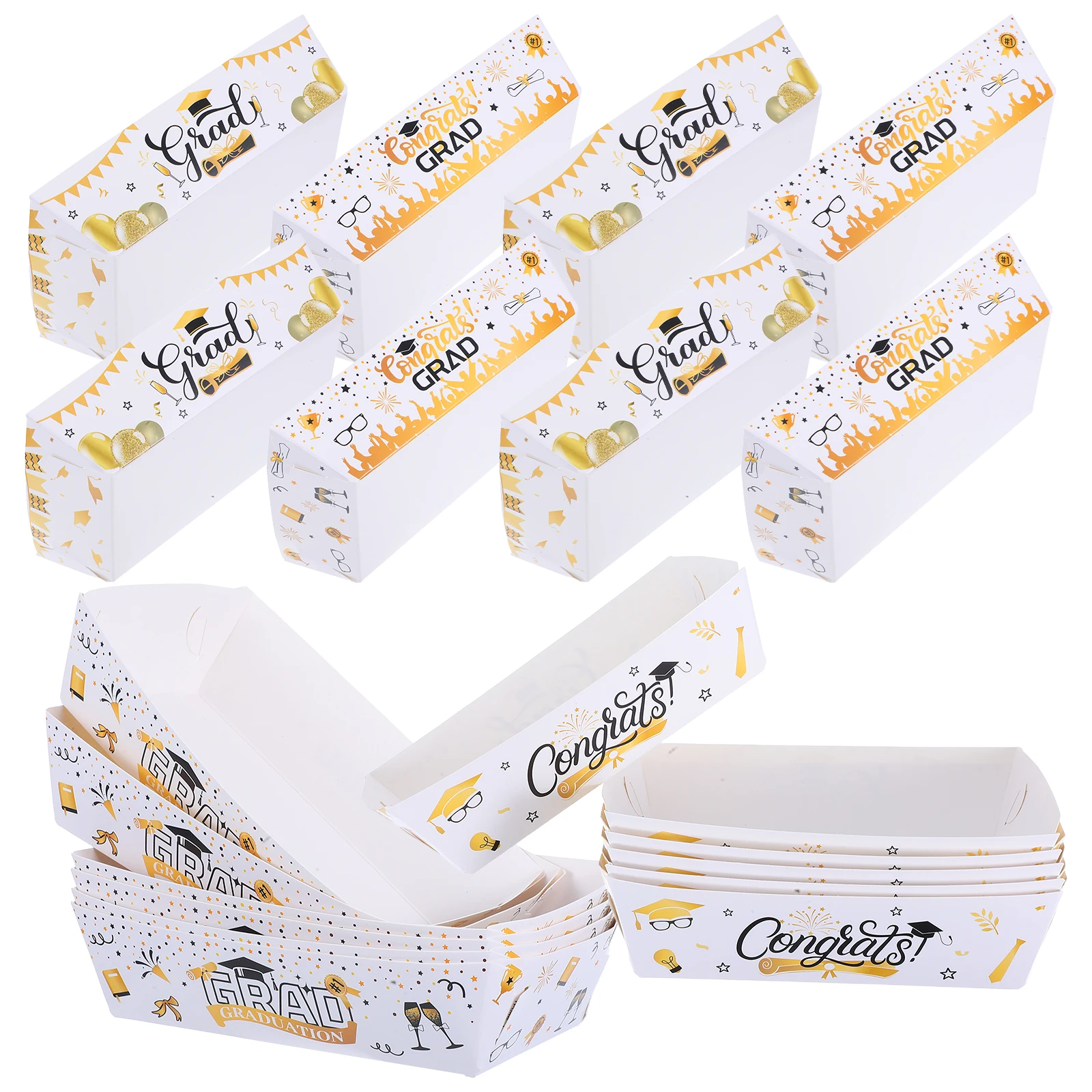 6 Sets Party Candy Box Elegant Boat Shaped Treat Boxes for Candies Cookies Small Party Favor Boxes Graduation Decoration
6 Sets Party Candy Box Elegant Boat Shaped Treat Boxes for Candies Cookies Small Party Favor Boxes Graduation Decoration