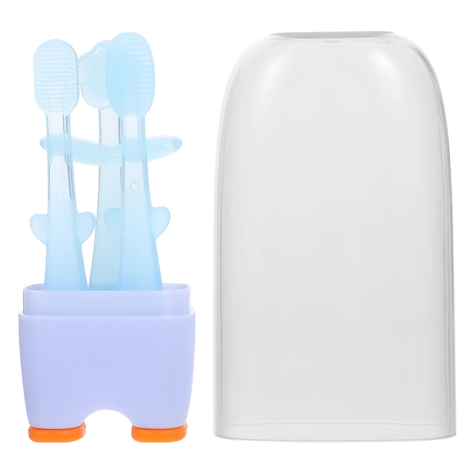 1 комплект, детская силиконовая зубная щетка, очиститель языка, эргономичный дизайн, очиститель полости рта для младенцев, инструмент для ухода за полостью рта новорожденных, безопасная мягкая щетка 
1 комплект, детская силиконовая зубная щетка, очиститель языка, эргономичный дизайн, очиститель полости рта для младенцев, инструмент для ухода за полостью рта новорожденных, безопасная мягкая щетка