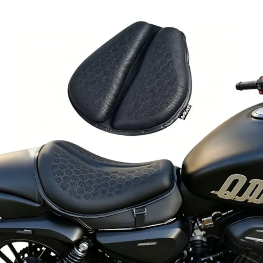 Motorcycle Seat Cushion Gel Pad Universal with 3D-Honeycomb Structure, Soft Gel Seat Pad for Motorcycle, Foldable and Anti-slip
Motorcycle Seat Cushion Gel Pad Universal with 3D-Honeycomb Structure, Soft Gel Seat Pad for Motorcycle, Foldable and Anti-slip