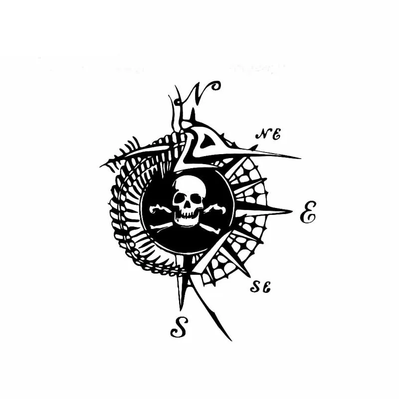 Car Stickers Skull Compass Personality PVC Car Decoration Accessories Stickers Creative Waterproof Black/white,19cm*16cm
Car Stickers Skull Compass Personality PVC Car Decoration Accessories Stickers Creative Waterproof Black/white,19cm*16cm