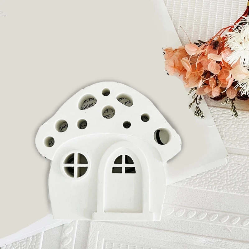 Mushroom House Candlestick Mold DIYs Cement Plaster Mushroom House Holder Silicone Mold Home Decorations Dropship
Mushroom House Candlestick Mold DIYs Cement Plaster Mushroom House Holder Silicone Mold Home Decorations Dropship