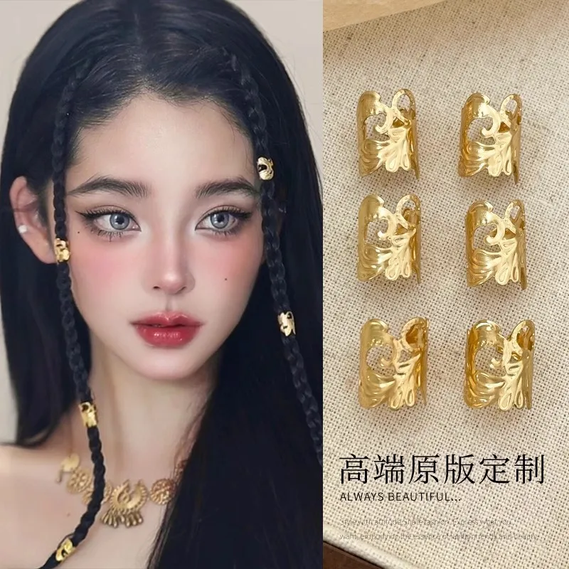 Simple Open Hair Cuffs Hollow Metal Braid Clips for Women Girls New Cross Border Accessory In Stock Wholesale
Simple Open Hair Cuffs Hollow Metal Braid Clips for Women Girls New Cross Border Accessory In Stock Wholesale