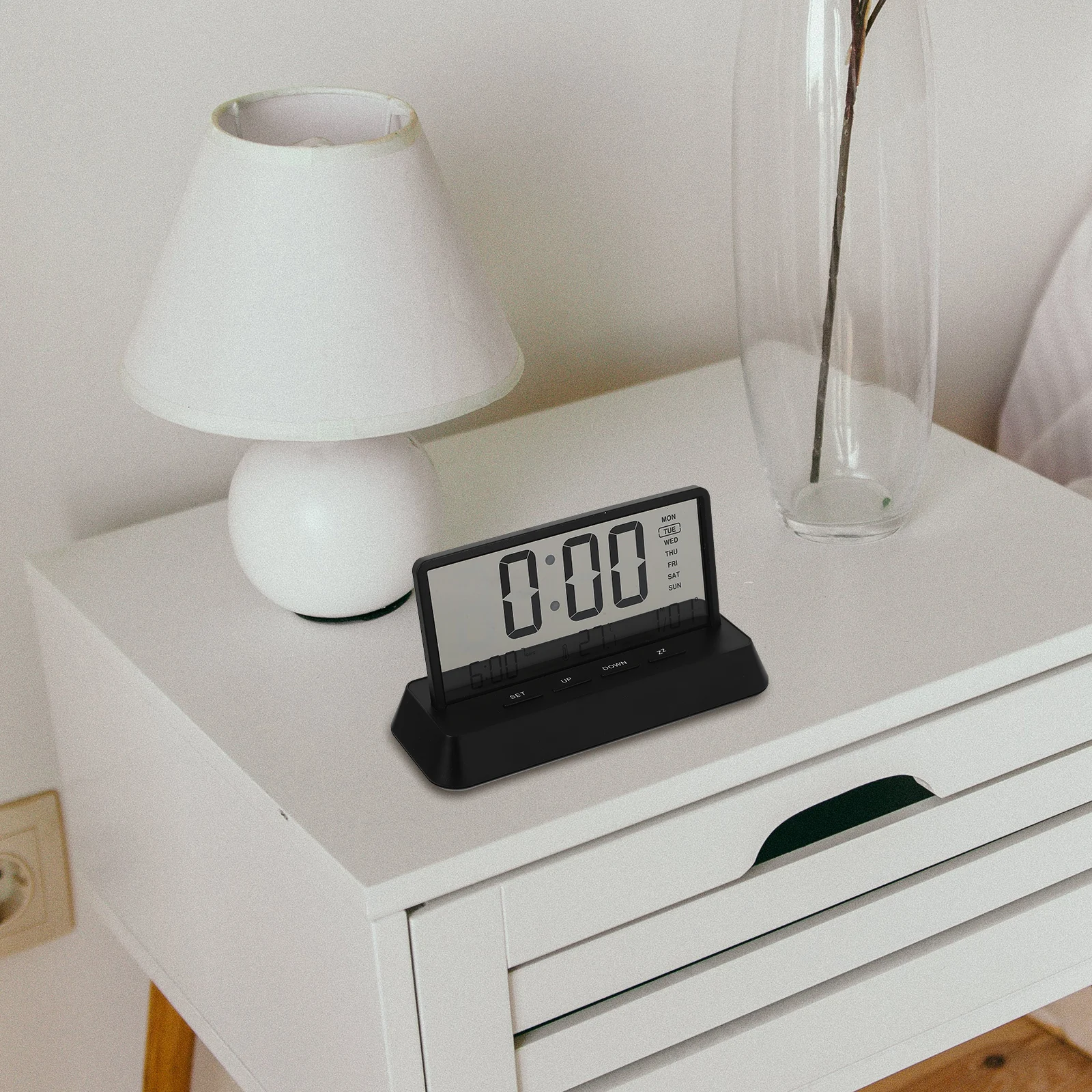 Digital Clock Alarm Small Electronic Sunrise Clocks for Bedroom Travel Desk Home Decor Plastic Office Clock Digital
Digital Clock Alarm Small Electronic Sunrise Clocks for Bedroom Travel Desk Home Decor Plastic Office Clock Digital