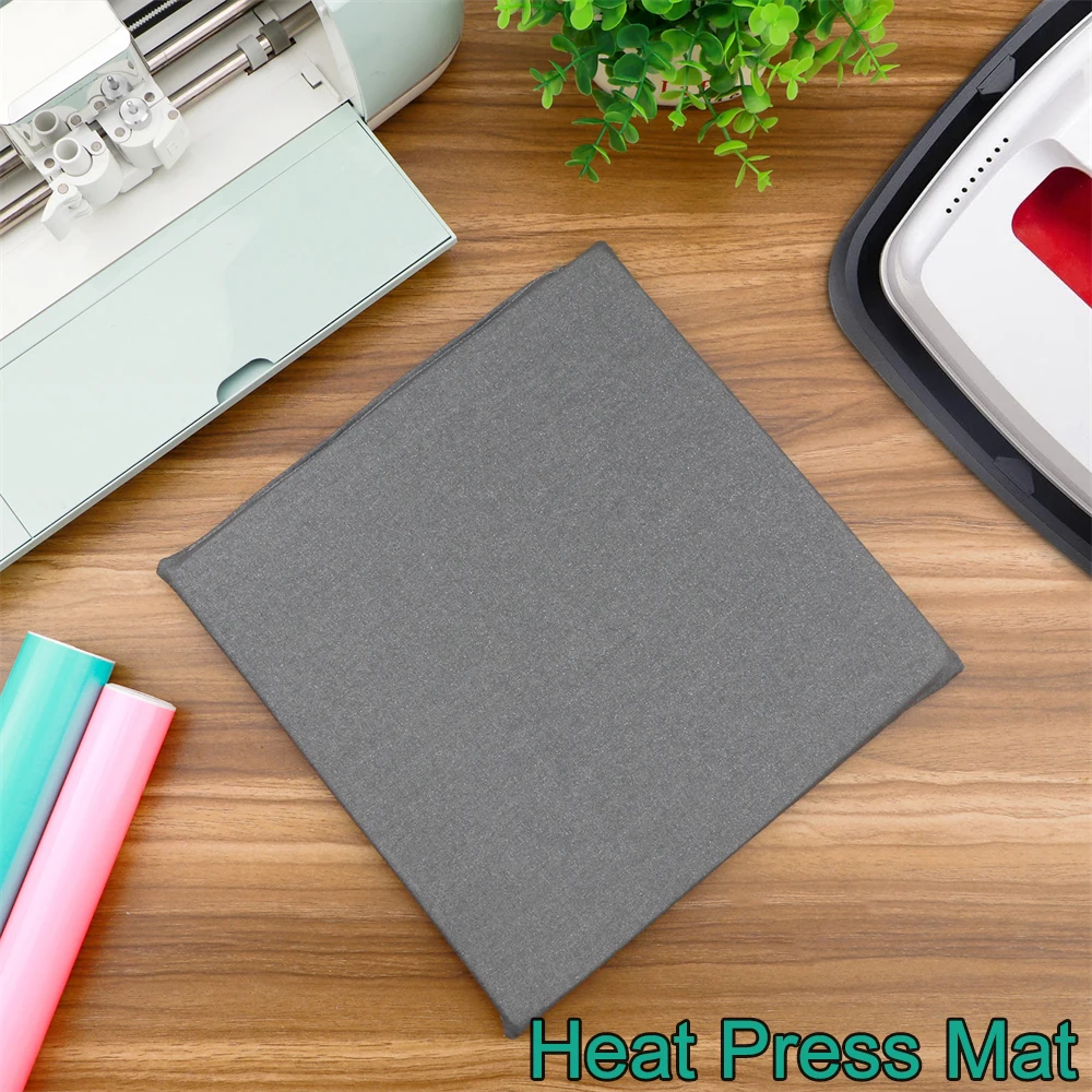 12x12 inch Heat Press Mat for Cricut Easypress Protective Heat Resistant Mat for HTV Craft Vinyl Iron On Projects Accessory Gray
12x12 inch Heat Press Mat for Cricut Easypress Protective Heat Resistant Mat for HTV Craft Vinyl Iron On Projects Accessory Gray