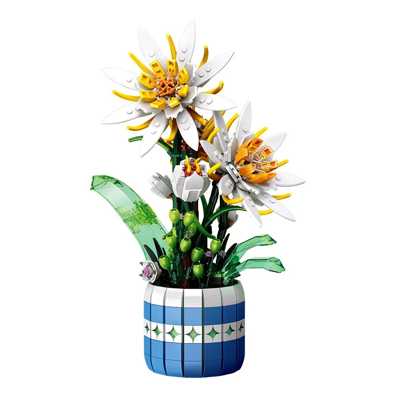 Creative Simulation Flower Series Dry Flower Bonsai Indoor Decorations Building Blocks Bricks Toys Gifts
Creative Simulation Flower Series Dry Flower Bonsai Indoor Decorations Building Blocks Bricks Toys Gifts