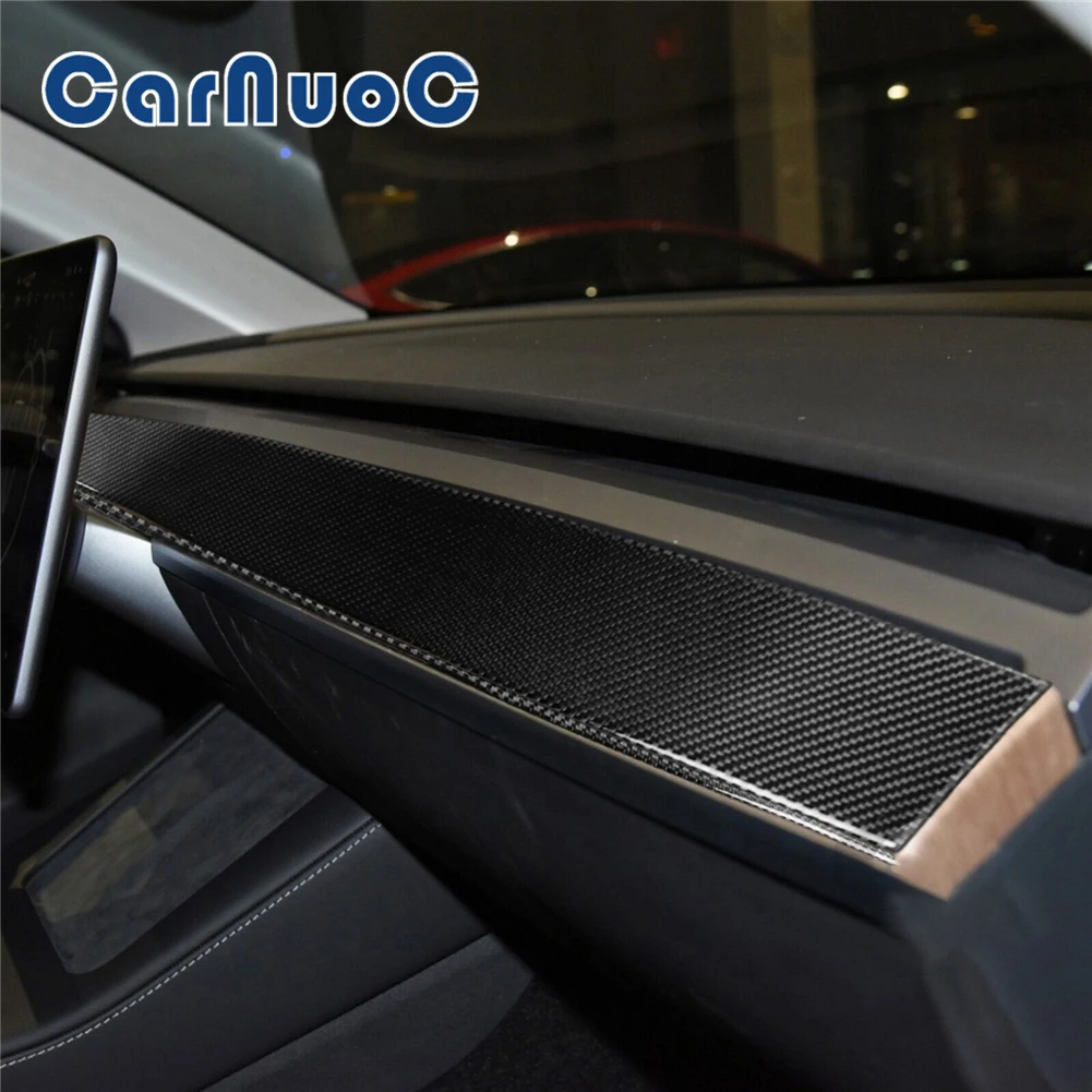 For Tesla Model 3 Or Y Series Instrument Console Decorative Car Sticker Carbon Fiber Interior Strip Accessories Fit On 2017-2022
For Tesla Model 3 Or Y Series Instrument Console Decorative Car Sticker Carbon Fiber Interior Strip Accessories Fit On 2017-2022