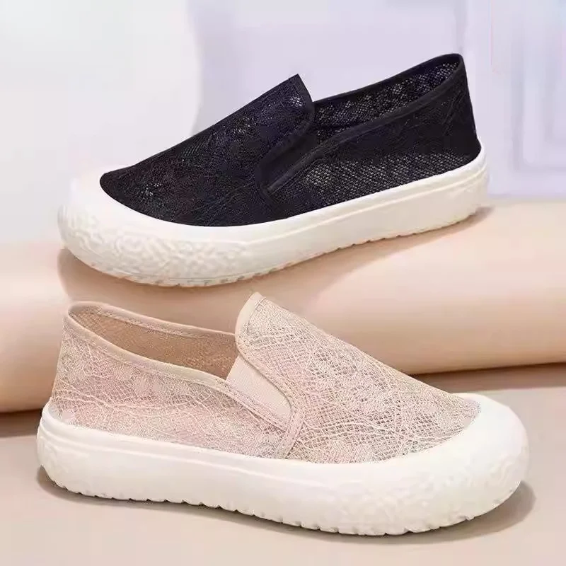Ladies Soft Bottom Slip-On Fishing Shoes Breathable Mesh Casual Slip-Ins Chinese Traditional Flat Heel Flat Bottom Shoes
Ladies Soft Bottom Slip-On Fishing Shoes Breathable Mesh Casual Slip-Ins Chinese Traditional Flat Heel Flat Bottom Shoes