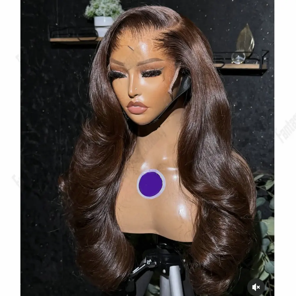 Парик 360 Lace Frontal, натуральные волны, светло-шоколадный, из натуральных человеческих волос для чернокожих женщин, парик Full Lace 13x6, парик из индийских волос Remy
Парик 360 Lace Frontal, натуральные волны, светло-шоколадный, из натуральных человеческих волос для чернокожих женщин, парик Full Lace 13x6, парик из индийских волос Remy