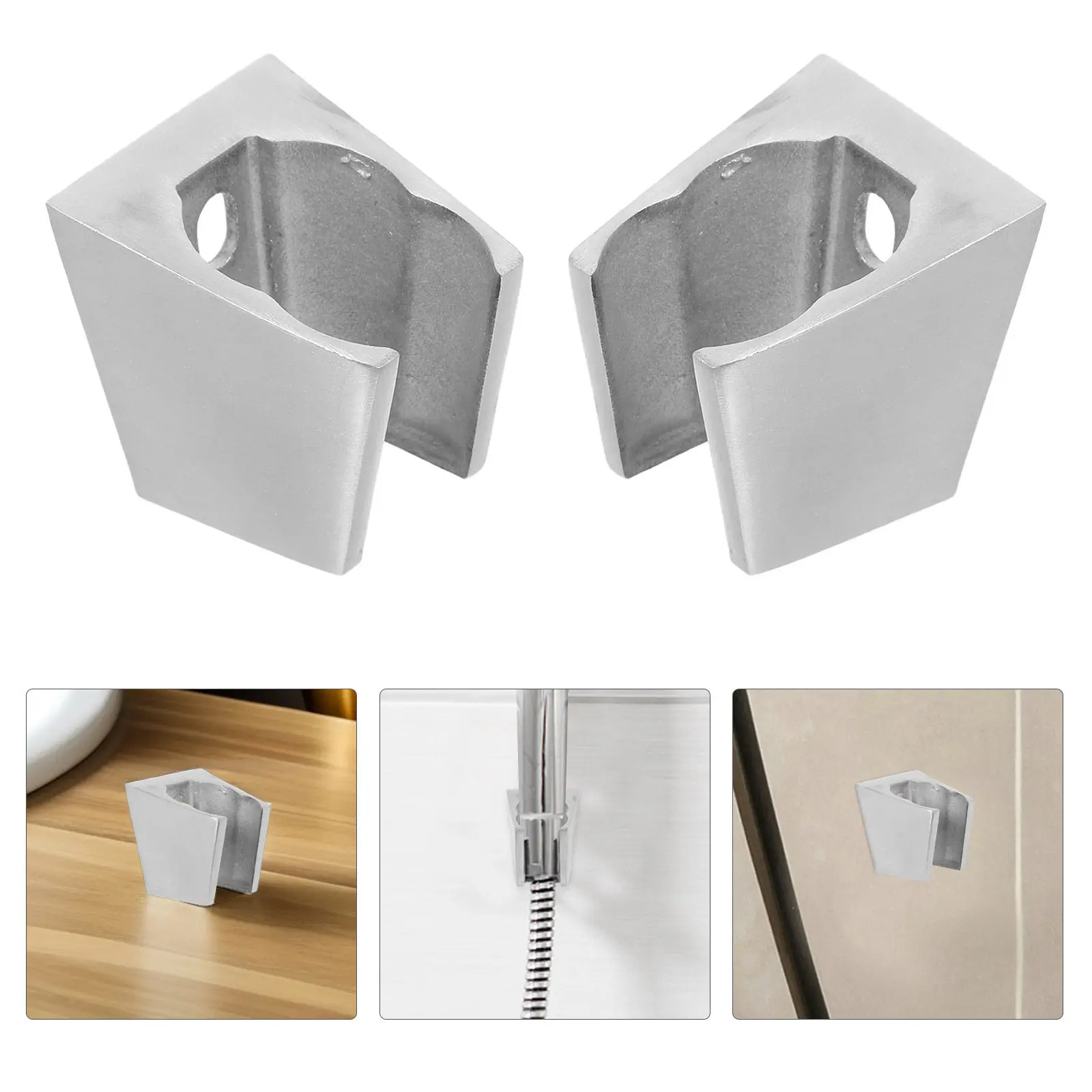 2Pcs Shower Hand Held Holder Stainless Steel Wall Mount Bathroom Shower Bracket Organizer Universal Compatible
2Pcs Shower Hand Held Holder Stainless Steel Wall Mount Bathroom Shower Bracket Organizer Universal Compatible