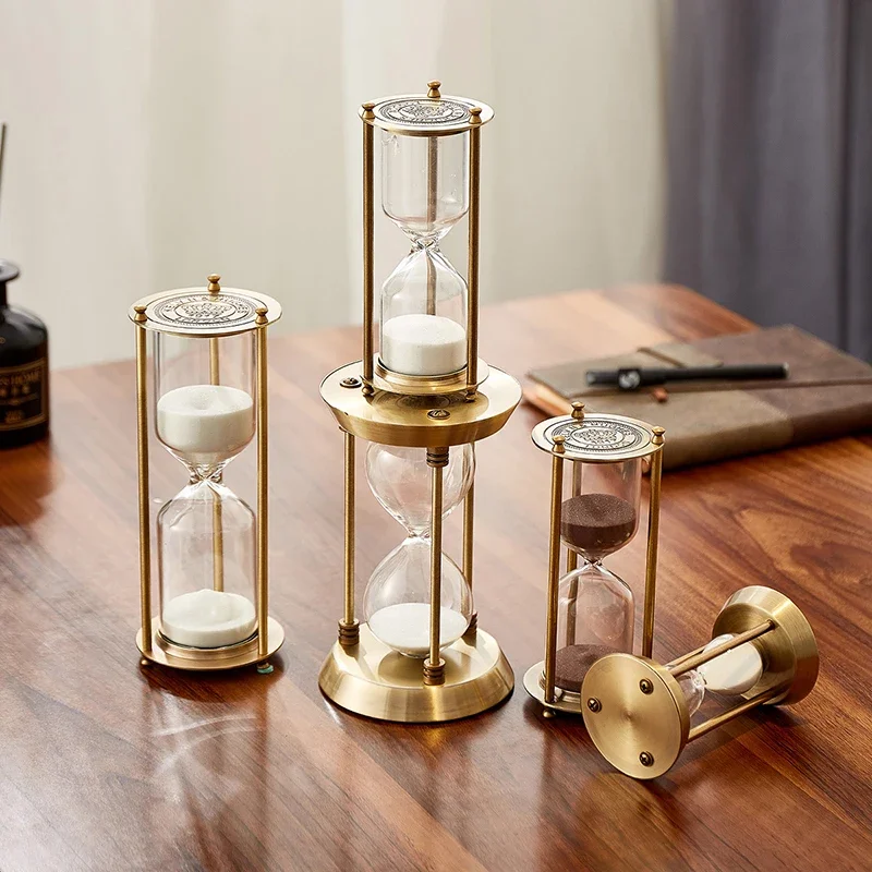 Metal Time Hourglass Timer 30 Minute Personalized Creative Office Desktop Decorations and Gifts
Metal Time Hourglass Timer 30 Minute Personalized Creative Office Desktop Decorations and Gifts