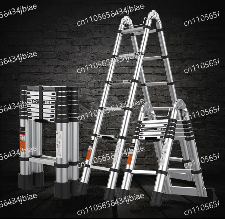 Lifting and Telescopic Ladder Herringbone Folding Ladder Home 1.4*1.4m Multifunctional Engineering Stairs Aluminum Alloy
Lifting and Telescopic Ladder Herringbone Folding Ladder Home 1.4*1.4m Multifunctional Engineering Stairs Aluminum Alloy