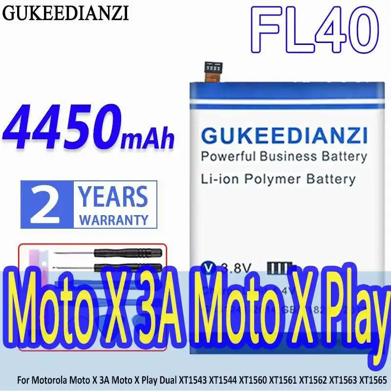 Аккумулятор для мобильного телефона FL40 4450 мАч для Motorola Moto X 3A X Play Dual XT1543 XT1544 XT1560 XT1561 XT1562 XT1563 XT1565
Аккумулятор для мобильного телефона FL40 4450 мАч для Motorola Moto X 3A X Play Dual XT1543 XT1544 XT1560 XT1561 XT1562 XT1563 XT1565