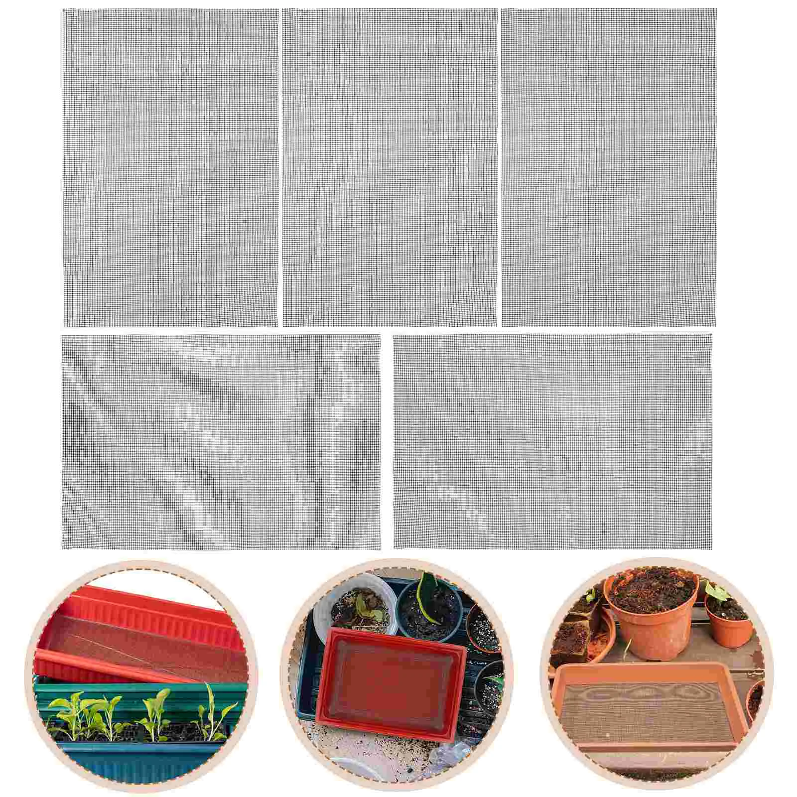 5 Pcs Plant Pot Bottom Net Bonsai Drainage Pad Hole Mesh Flower Cushions Garden Flowerpot Succulent Pads Base
5 Pcs Plant Pot Bottom Net Bonsai Drainage Pad Hole Mesh Flower Cushions Garden Flowerpot Succulent Pads Base