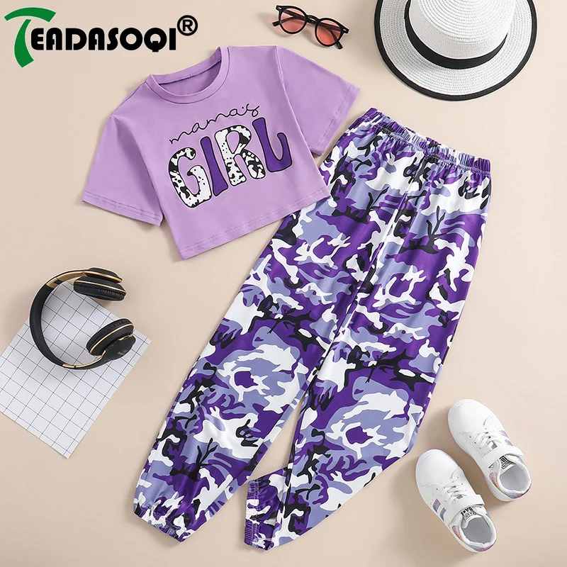 2024 Summer New Children Girls Clothes Outfit Short Sleeve O-Neck Letter Prints T-shirt Tops+Trousers Kids 2Pcs Sets 8-12Y
2024 Summer New Children Girls Clothes Outfit Short Sleeve O-Neck Letter Prints T-shirt Tops+Trousers Kids 2Pcs Sets 8-12Y