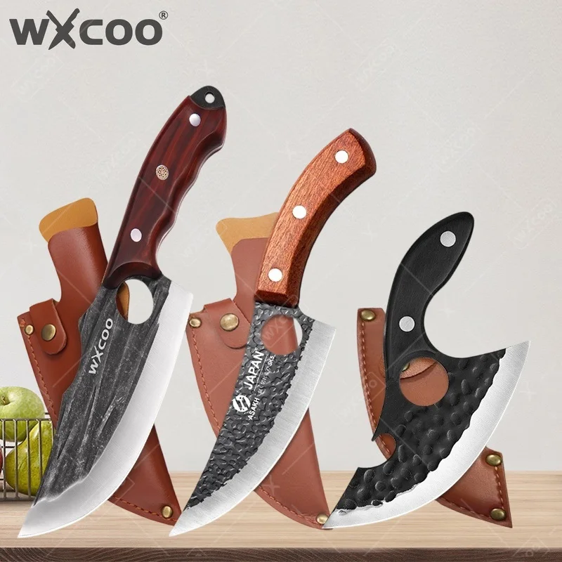 WXCOO Stainless Steel Boning Knife Kitchen Butcher Sheep Slaughter Knife Household Fruit Slicing Chef Knife Hand Forged Hammer
WXCOO Stainless Steel Boning Knife Kitchen Butcher Sheep Slaughter Knife Household Fruit Slicing Chef Knife Hand Forged Hammer