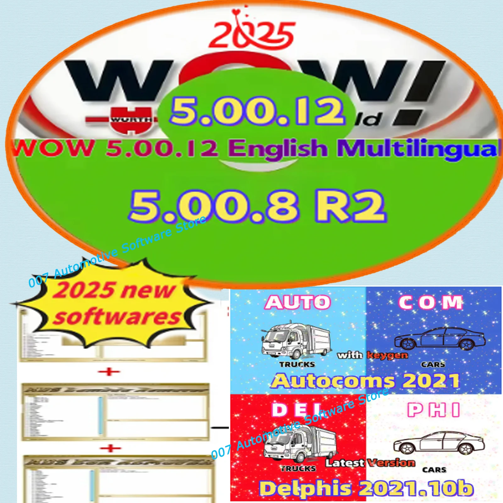 Wurth WOW 5.00.12 And Auto+COM 2021.11+Delphis 2021.10b Automotive Diagnostic & Repair Software Multilingual Version
Wurth WOW 5.00.12 And Auto+COM 2021.11+Delphis 2021.10b Automotive Diagnostic & Repair Software Multilingual Version