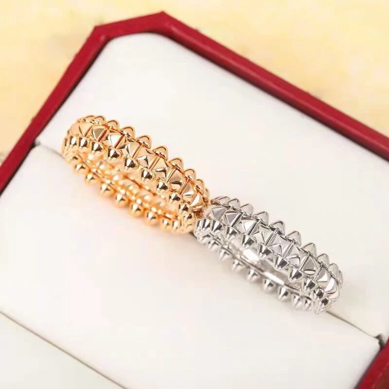 Hot selling 925 sterling silver rivet ring in Europe women's punk fashion luxury high-end jewelry couple party gift
Hot selling 925 sterling silver rivet ring in Europe women's punk fashion luxury high-end jewelry couple party gift