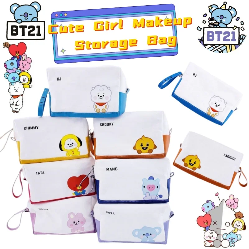 Сумка-косметичка Koya Shooky Chimmy BT21 из чистого хлопка для девочек, модная, креативная, с аниме-принтом, подарок для лучшей подруги
Сумка-косметичка Koya Shooky Chimmy BT21 из чистого хлопка для девочек, модная, креативная, с аниме-принтом, подарок для лучшей подруги