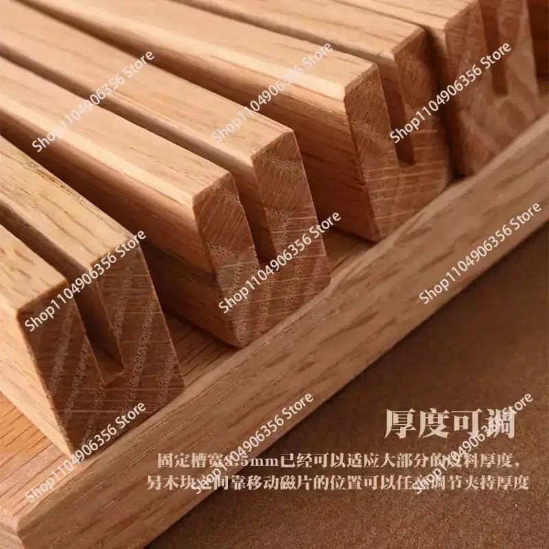 Adjustable Pitch Side Oil Rack Red Oak Handmade DIY Leather Carving Tool Dry Side Oil AA
Adjustable Pitch Side Oil Rack Red Oak Handmade DIY Leather Carving Tool Dry Side Oil AA