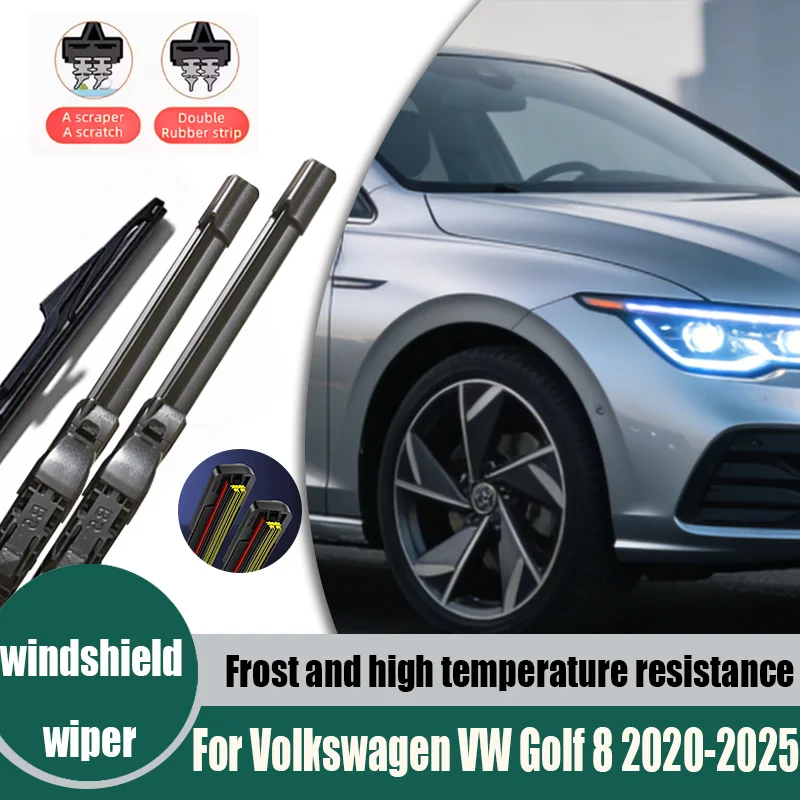 For Volkswagen VW Golf 8 2020-2025 2021 2022 2023 Wiper Front&Rear Wiper Blades Windshield Windscreen Window Brushes 26"+18"+10"
For Volkswagen VW Golf 8 2020-2025 2021 2022 2023 Wiper Front&Rear Wiper Blades Windshield Windscreen Window Brushes 26"+18"+10"