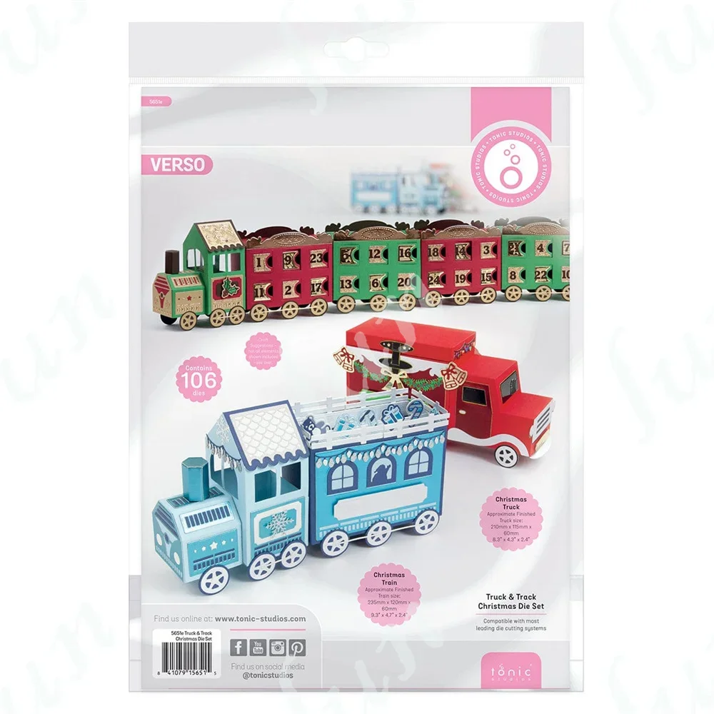 Metal Cutting Dies Scrapbook Diary Decoration Embossing Cut Die Template DIY Album 2024 Truck & Track Christmas Advent Die Set
Metal Cutting Dies Scrapbook Diary Decoration Embossing Cut Die Template DIY Album 2024 Truck & Track Christmas Advent Die Set