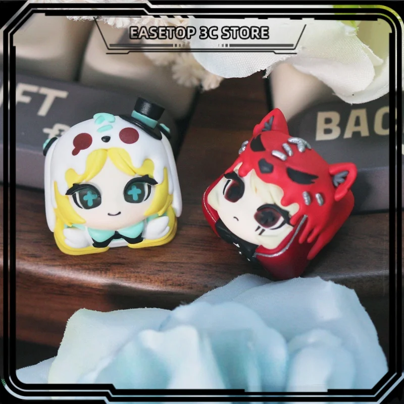 Fairy Tale Series Keycaps Small Alice Cartoon Cute Transparent Personalized Resin Mechanical Keyboard Keycap Single ESC Keycap
Fairy Tale Series Keycaps Small Alice Cartoon Cute Transparent Personalized Resin Mechanical Keyboard Keycap Single ESC Keycap