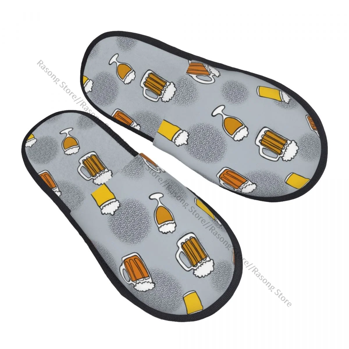 Indoor Beer Pattern Warm Slippers Home Plush Slippers Home Soft Fluffy Slippers
Indoor Beer Pattern Warm Slippers Home Plush Slippers Home Soft Fluffy Slippers