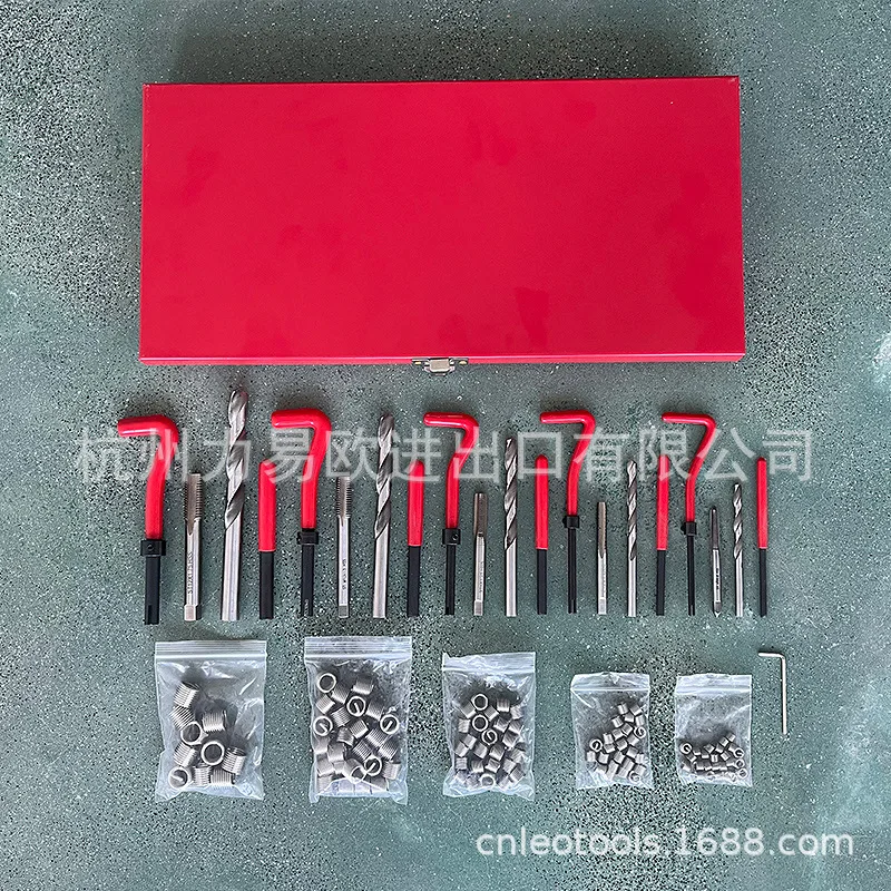 131-Piece Automotive Thread Repair Tools Set Thread Tapping Repair Hardware Auto Repair Tools
131-Piece Automotive Thread Repair Tools Set Thread Tapping Repair Hardware Auto Repair Tools
