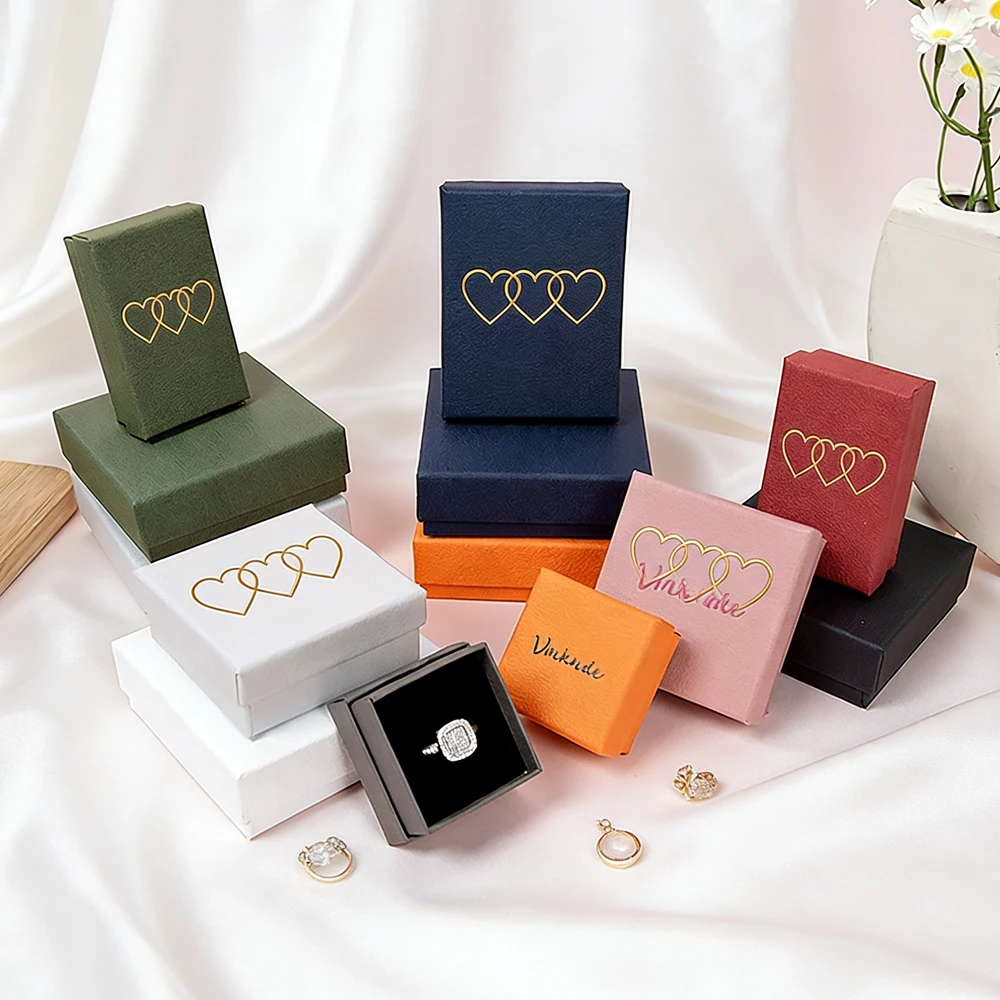 24/50/100Pcs Custom Luxury Cardboard Jewelry Gift Boxes 7x7x3cm Bracelet Ring Necklace Earrings Paper Packaging Box With Foam
24/50/100Pcs Custom Luxury Cardboard Jewelry Gift Boxes 7x7x3cm Bracelet Ring Necklace Earrings Paper Packaging Box With Foam
