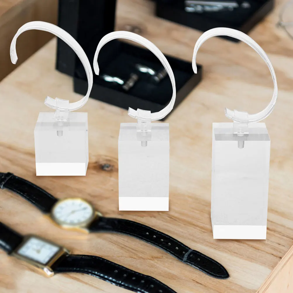 Watch Display Clear Acrylic Jewelry Rack for Bracelet Showcase Transparent Holder Plastic Watch ganizers
Watch Display Clear Acrylic Jewelry Rack for Bracelet Showcase Transparent Holder Plastic Watch ganizers