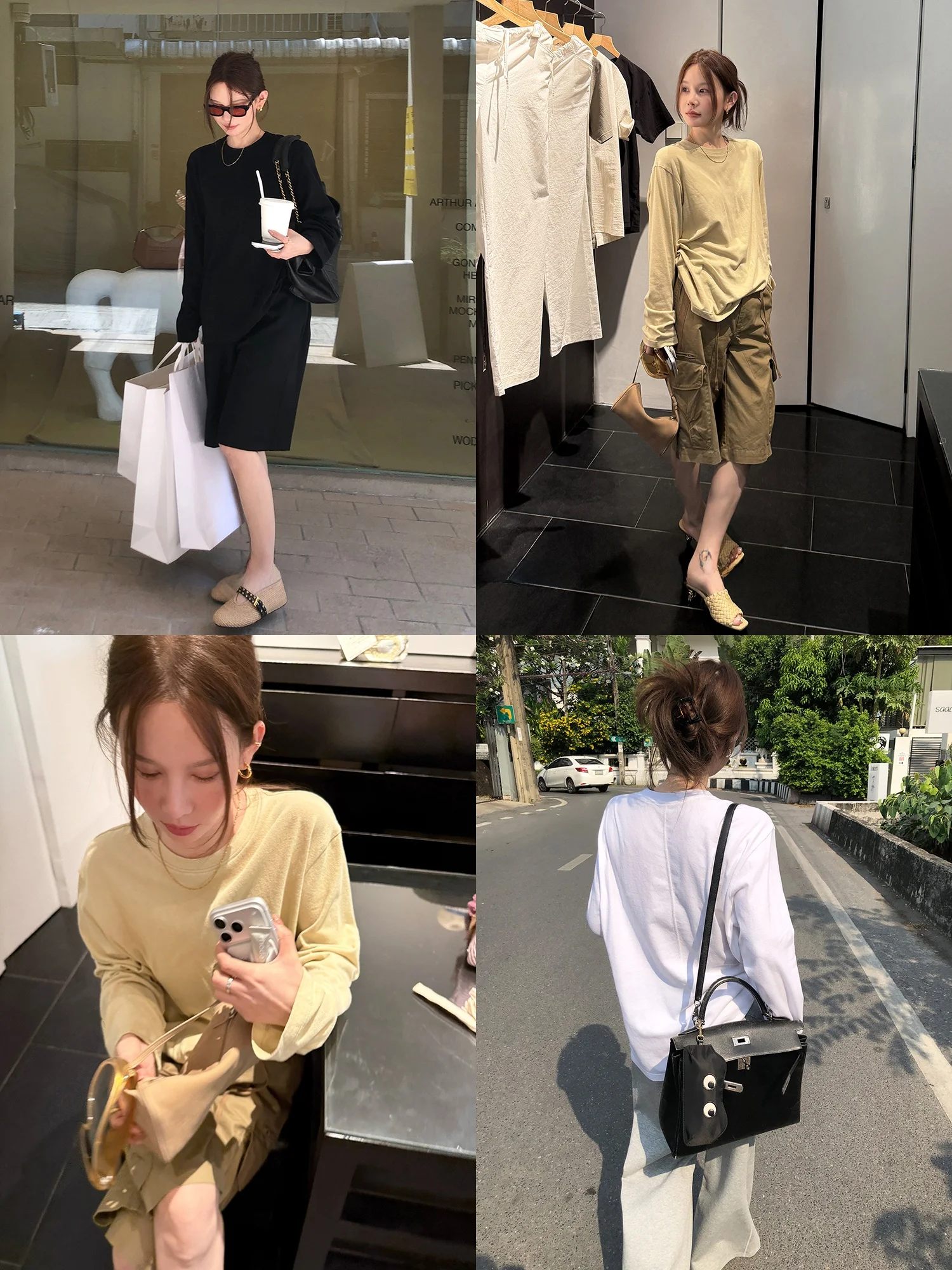 WXLSTUDIO Skin-Like Cream Fabric Soft Long Sleeve Short Sleeve T-Shirt Women's Commute Style Cotton round Neck Top
WXLSTUDIO Skin-Like Cream Fabric Soft Long Sleeve Short Sleeve T-Shirt Women's Commute Style Cotton round Neck Top