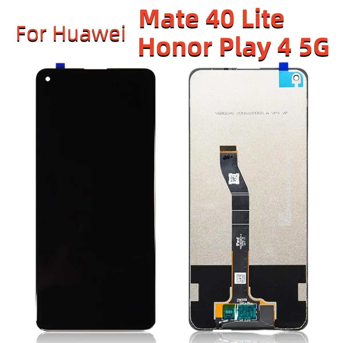 ЖК-дисплей 6,81 "для Huawei Mate 40 Lite с дигитайзером и сенсорным экраном в сборе, сменные детали для Honor Play 4 5G LCD
ЖК-дисплей 6,81 "для Huawei Mate 40 Lite с дигитайзером и сенсорным экраном в сборе, сменные детали для Honor Play 4 5G LCD