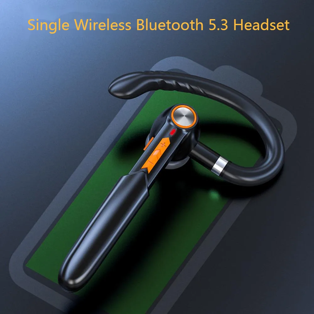 Single Wireless Bluetooth 5.3 Headset With High-definition Microphone Stereo Headset Hands-free Calling Business Sports Headset
Single Wireless Bluetooth 5.3 Headset With High-definition Microphone Stereo Headset Hands-free Calling Business Sports Headset