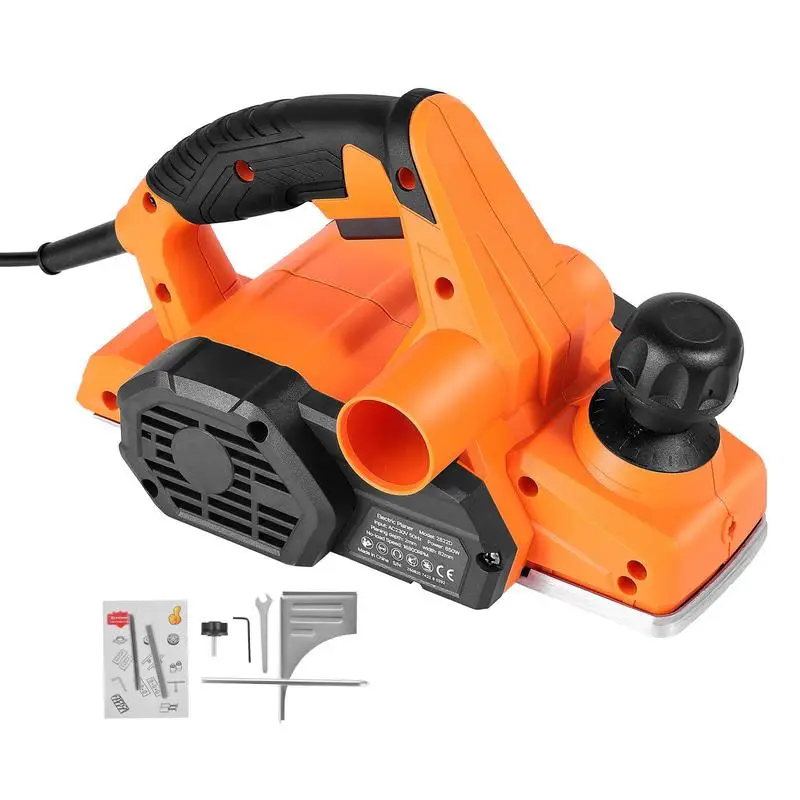 Electric Hand Planer, 3-1/4-Inch Cut Width, 7-Amp 16800 RPM Corded Power Handheld Planer for Wood, with Adjustable Cut Depth, 2 Blades, for Woodworking Wood Chamfer DIY Smooth Finish Carpentry
Electric Hand Planer, 3-1/4-Inch Cut Width, 7-Amp 16800 RPM Corded Power Handheld Planer for Wood, with Adjustable Cut Depth, 2 Blades, for Woodworking Wood Chamfer DIY Smooth Finish Carpentry