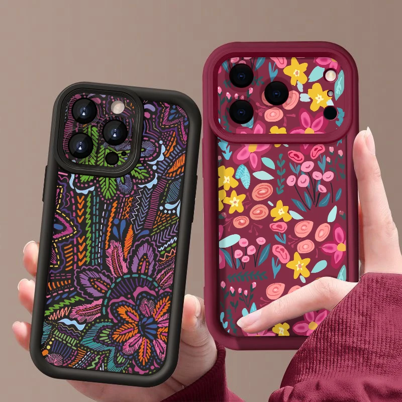 Soft TPU Phone Case For iPhone 17e 17 16 15 14 13 Pro Max 17 16 Pro 16e 11 Flower Floral Pattern Shockproof Silicone Back Cover
Soft TPU Phone Case For iPhone 17e 17 16 15 14 13 Pro Max 17 16 Pro 16e 11 Flower Floral Pattern Shockproof Silicone Back Cover