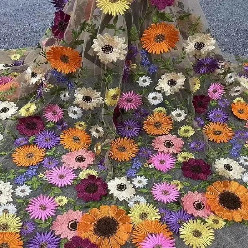 New Classic New Flower Sea Floating Flower Embroidery Mesh Lace Fabric Handmade Wedding Dress Clothing Decoration Accessories
New Classic New Flower Sea Floating Flower Embroidery Mesh Lace Fabric Handmade Wedding Dress Clothing Decoration Accessories