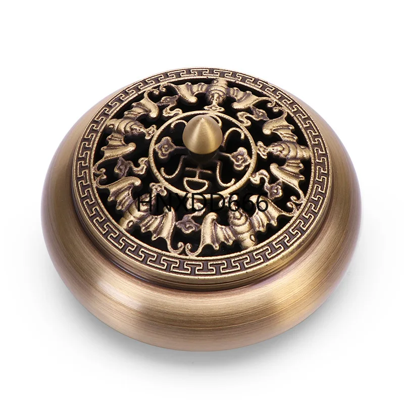 Incense Furnace Pure Copper Household Indoor Sandalwood Antique Pan Incense Furnace Soothes The God Incense Furnace 
Incense Furnace Pure Copper Household Indoor Sandalwood Antique Pan Incense Furnace Soothes The God Incense Furnace