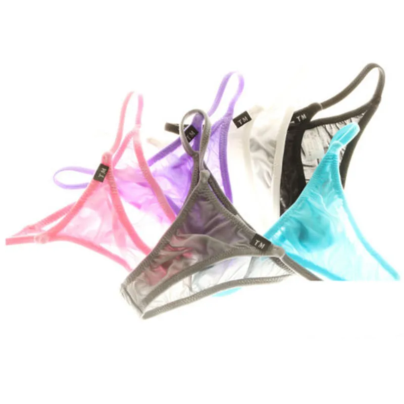 Thin Silky Men's Transparent Triangle Briefs, Low-rise Sheer Mesh Underwear with High Elastic
Thin Silky Men's Transparent Triangle Briefs, Low-rise Sheer Mesh Underwear with High Elastic