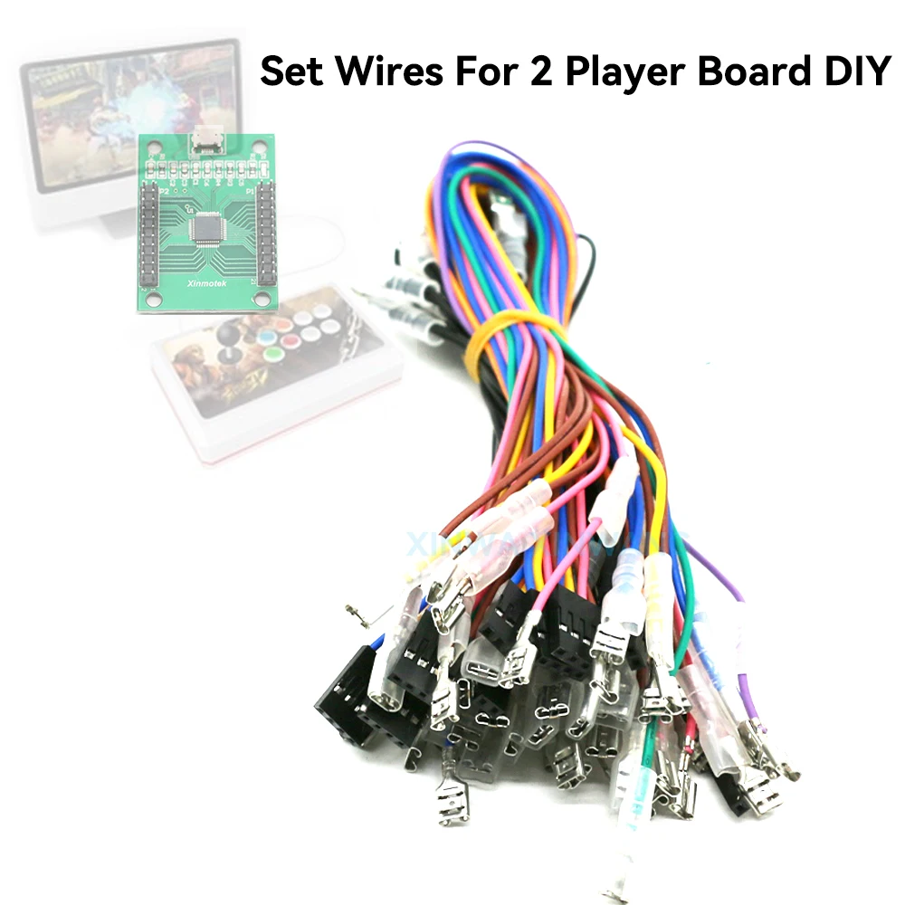 DuPont Connector Cable For Xm-10 Pc PS3 USB Encoder Board To Arcade Button Sanwa Joystick Wiring 2.8mm 4.8mm Game Console DIY
DuPont Connector Cable For Xm-10 Pc PS3 USB Encoder Board To Arcade Button Sanwa Joystick Wiring 2.8mm 4.8mm Game Console DIY
